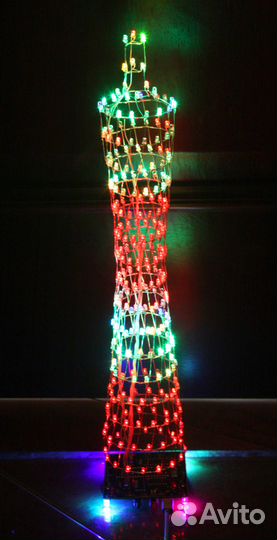 Светодиодная башня - небоскрёб сувенир LED Tower