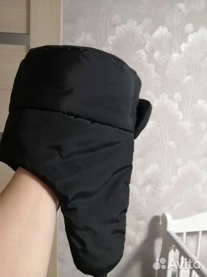 Шапка ушанка женская, осень