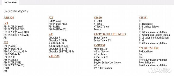 Прокладка бензонасоса насоса топлива FZ 6 8 R1 R6