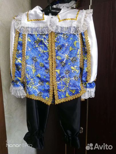 Новогодний костюм для мальчика 128 134