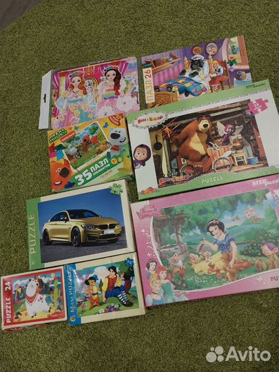 Пазлы 8 наборов