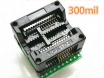 Soic16 SOP16 - DIP8 панелька адаптер 300 mil