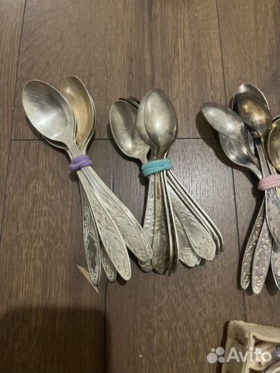 Мельхиоровые столовые приборы СССР