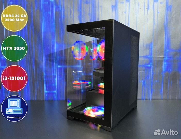 Игровой пк i3-RTX3050-32DDR4-MSF4082963571-H610