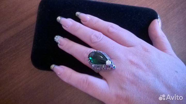 Комплект серебряных украшений