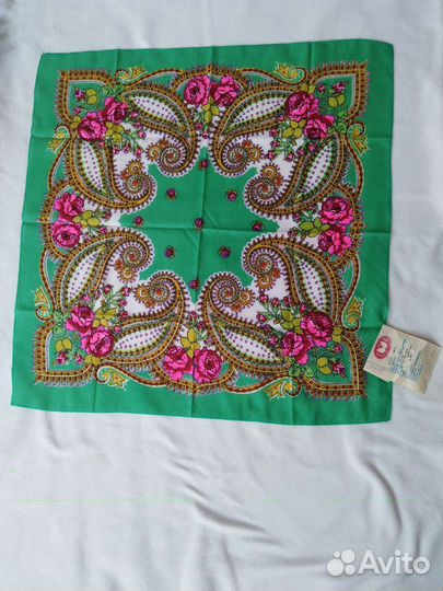 Платок винтаж СССР