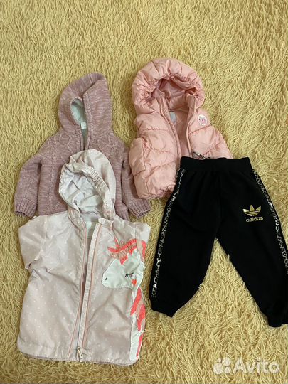 Вещи пакетом на девочку 80-86