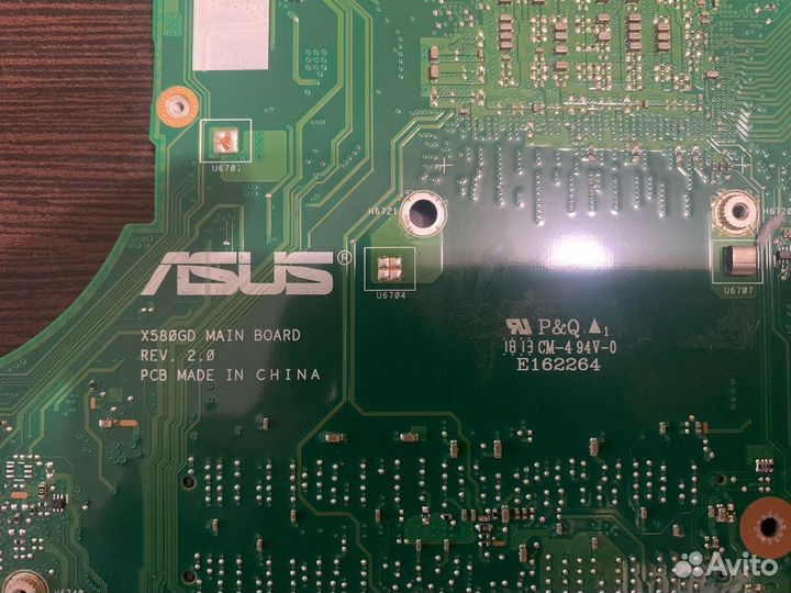 Материнская плата x580GD rev 2.0 (на донорство)