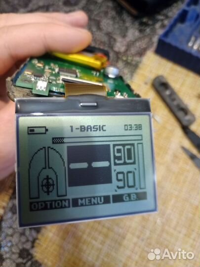 LCD дисплей металлоискателя XP Deus, ORX