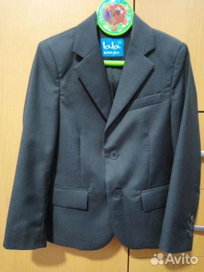 Школьный пиджак Button Blue 128