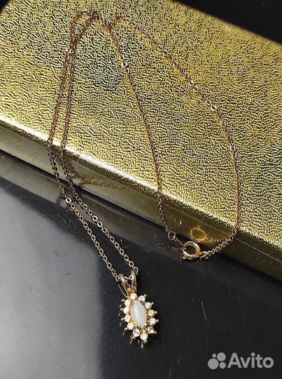 Подвеска с цепочкой американский винтаж