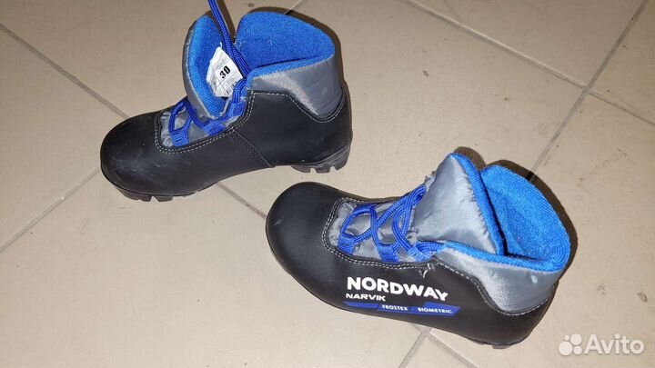 Лыжные ботинки детские 30