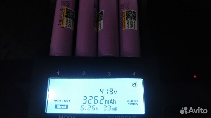 LiitoKala 18650 оригинал 3400mah
