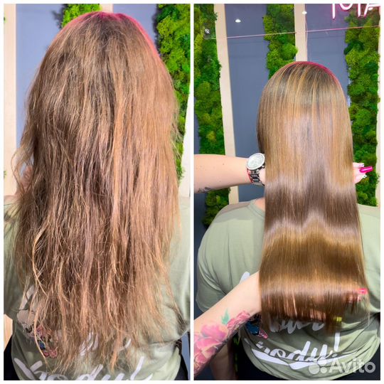 Кератиновое выпрямление