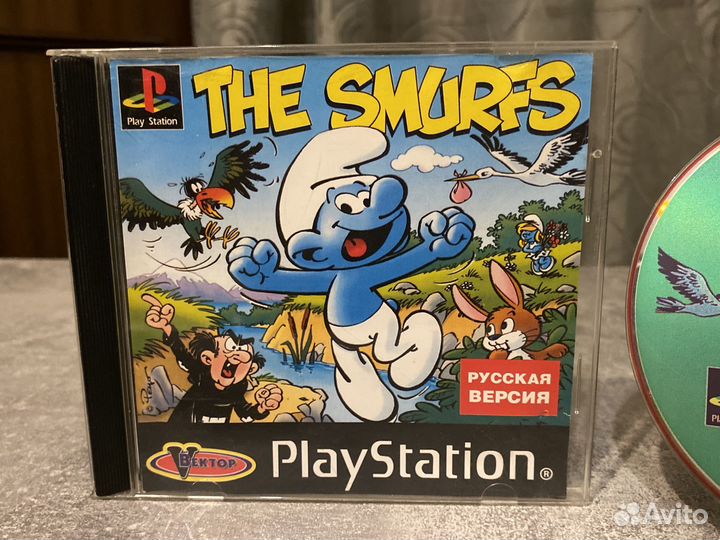 The Smurfs Sony PS1 штамповка