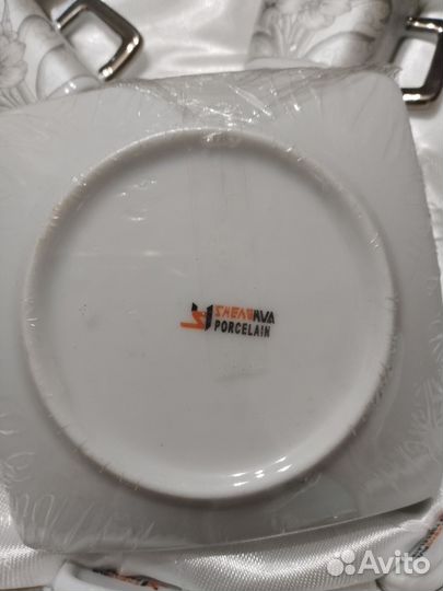 Кофейный сервиз фарфор новый