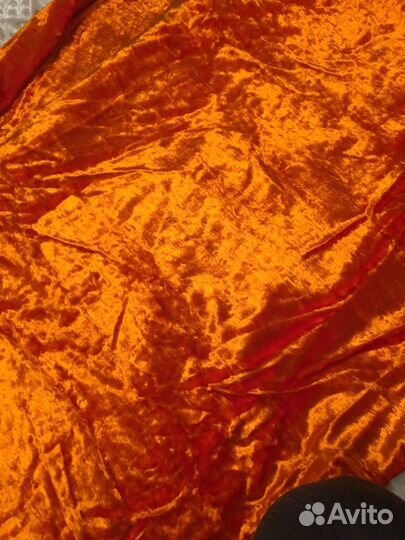 Ткань бархат СССР на натуральной основе