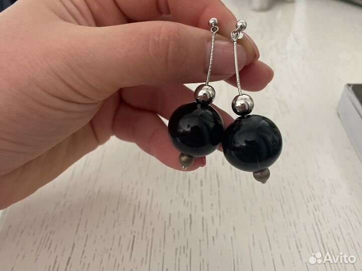 Серебряные серьги