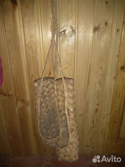 Лапти лыковые старинные