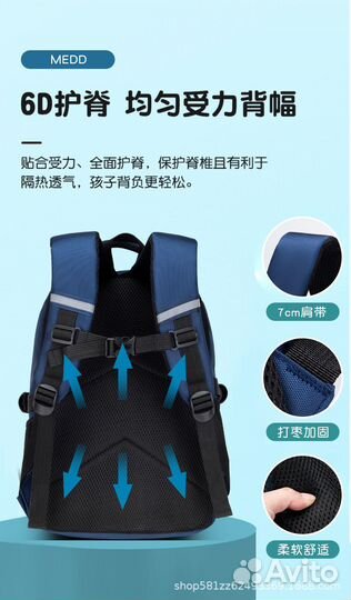 Рюкзак школьный для мальчика новый