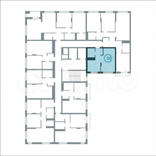 Квартира-студия, 33,9 м², 6/10 эт.