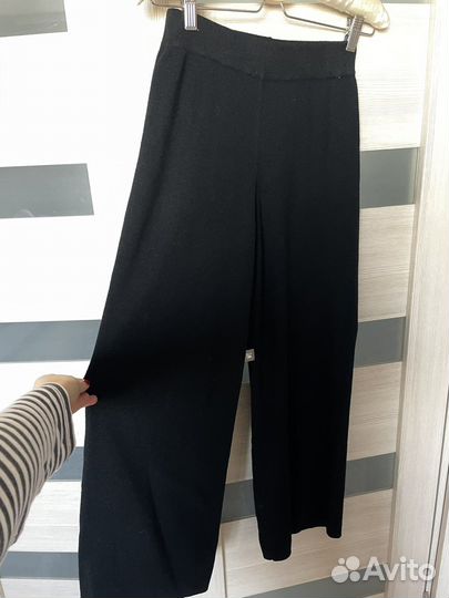 Трикотажные широкие брюки