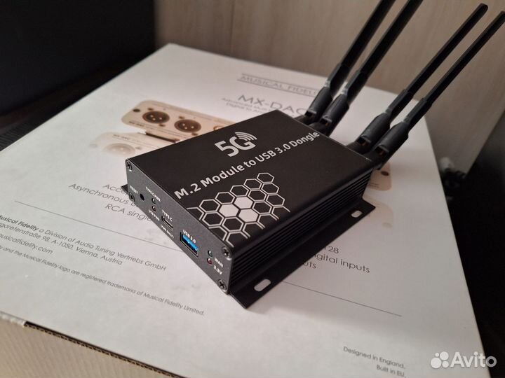 LTE 4G модем Fibocom L860-GL CAT16 с USB3 боксом