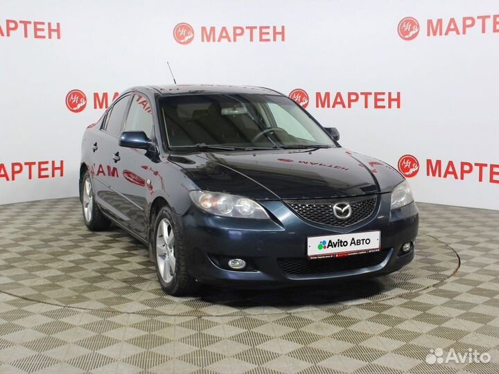 Mazda 3 1.6 МТ, 2005, 253 289 км