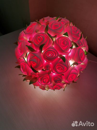 Светильник из изолона ручная работа