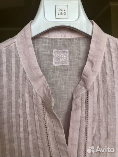Льняная блуза топ 120% lino, Италия