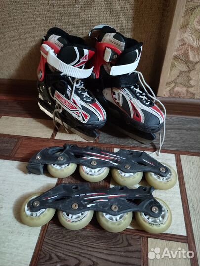 Коньки универсальные