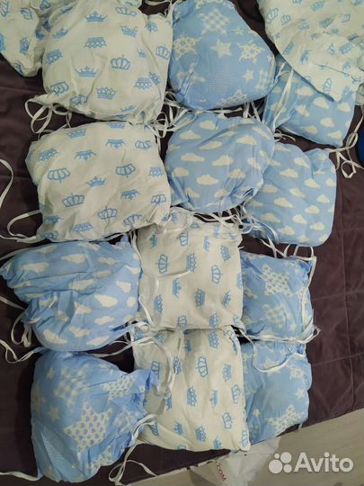 Бортики в детскую кроватку бу