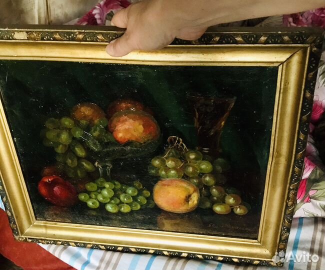 Картина натюрморт. Масло,холст