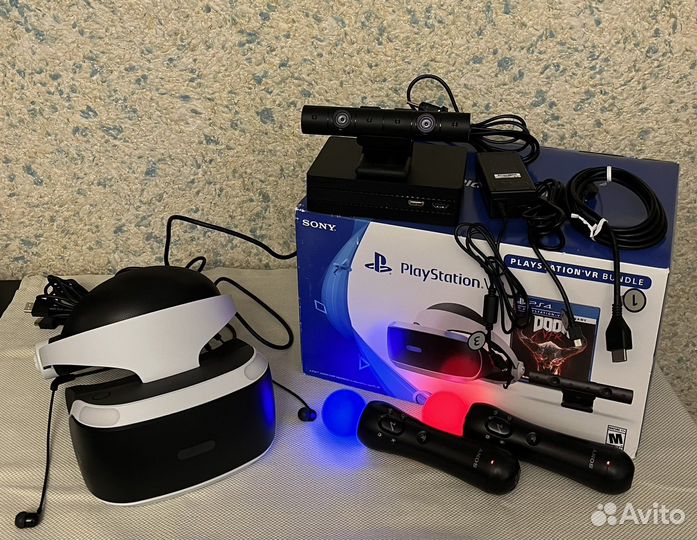 Sony playstation VR 2 +move v2+camera v2