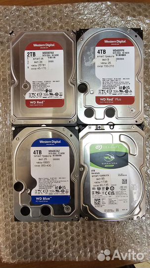 Жесткий диск hdd 3.5 2Тб 4тгб 8Тб