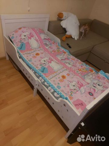 Детская кровать IKEA с матрасом