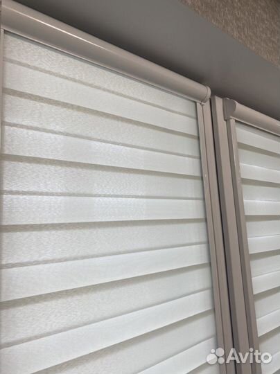 Рулонные шторы день ночь зебра