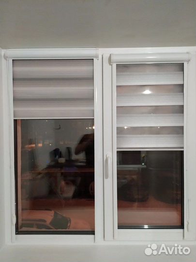 Рулонные шторы день ночь