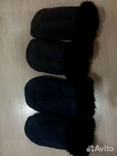 Варежки меховые,утепленные