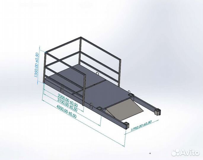 Выносная площадка для каменщиков
