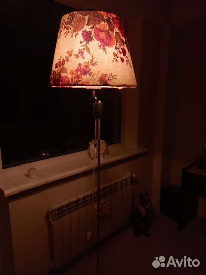 Торшер напольный СССР с абажуром