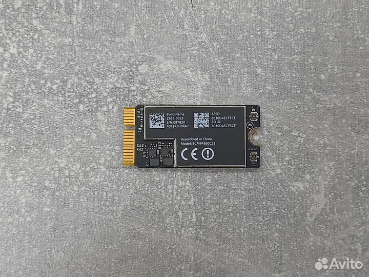 Wi-fi модуль BCM94360CS2 для Macbook