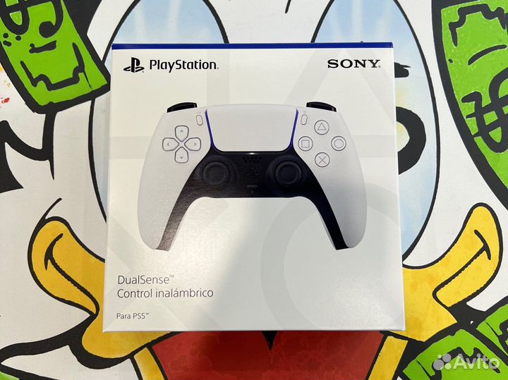 Геймпад PS5 белый