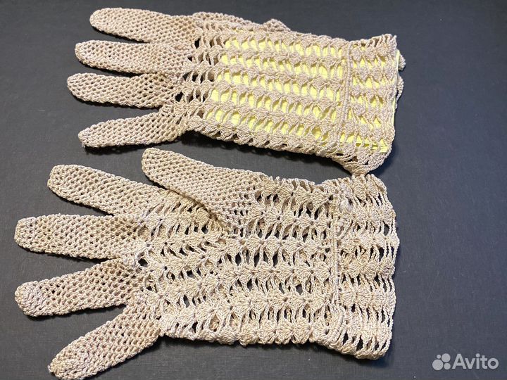 Перчатки винтажные