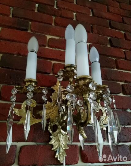 Старинный светильник (бронза)