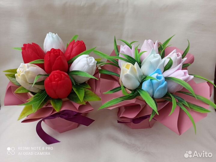 Букет из мыла