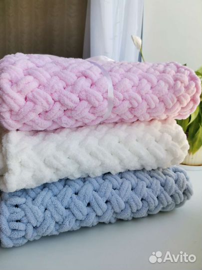 Плед детский плюшевый