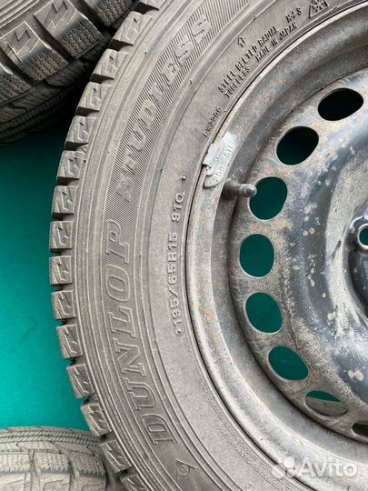 R15 Dunlop Graspic DS2 195/65, PCD 5x98 DIA 15