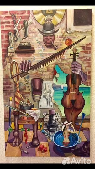 Картина «Чёрный музыкант»