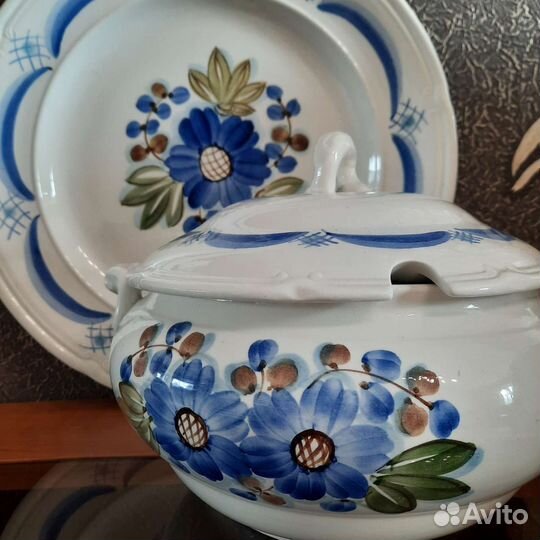 Винтаж Столовый сервиз СССР фаянс зик